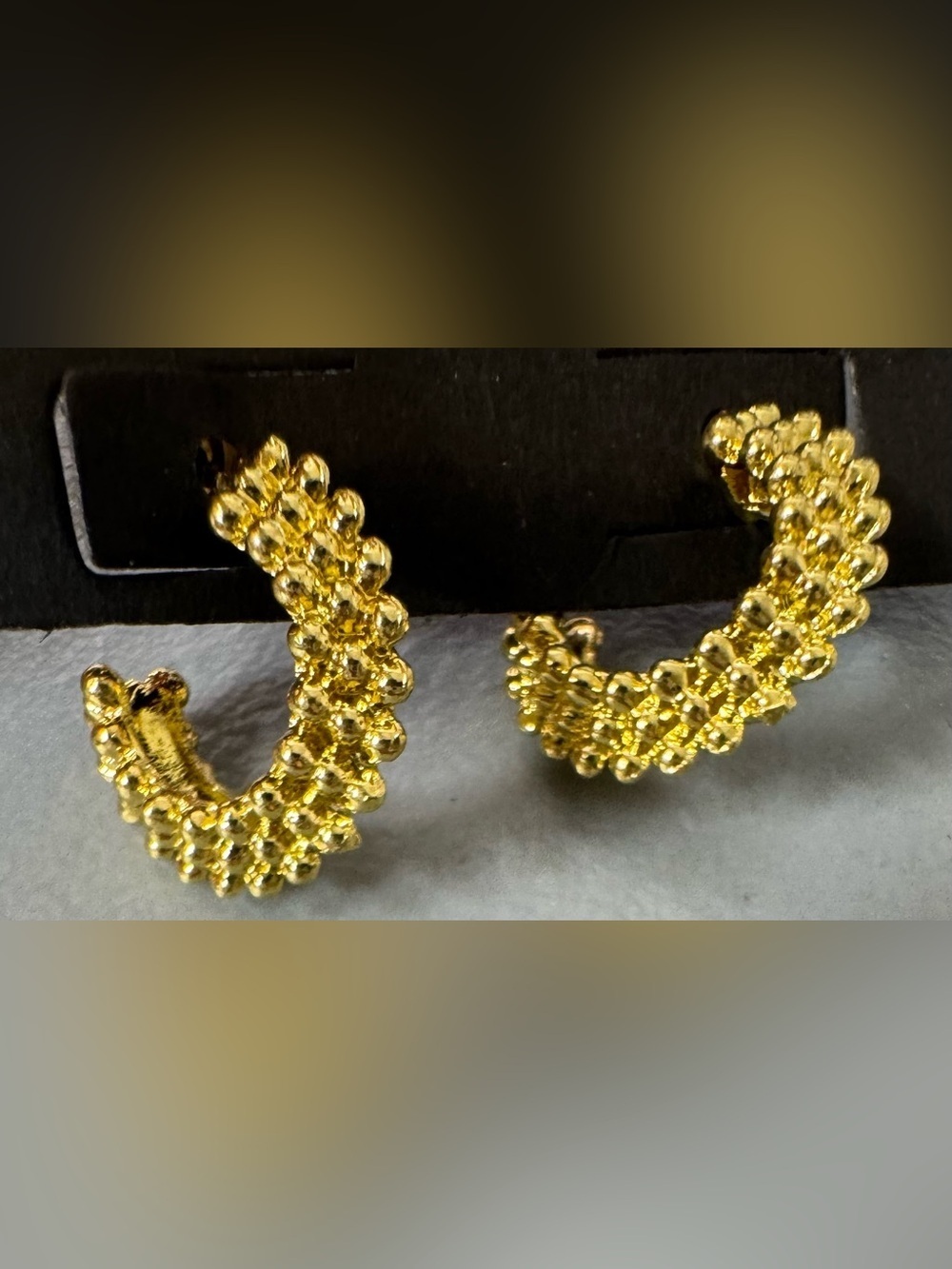 Gold dainty Hoop Earrings - Women Jewelry minimalist chic classy